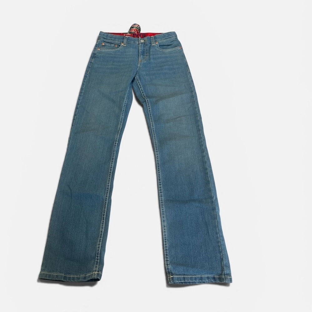 Levis Boys 511 Slim Flex Stretch Jeans Medium Wash Denim Size 14 Regular NWT‎